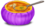 Sopa de calabaza de Halloween