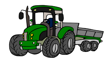 Tractor verde