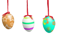 Huevos colgantes