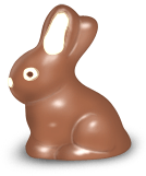 Conejo de chocolate