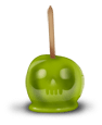 Manzana envenenada de halloween