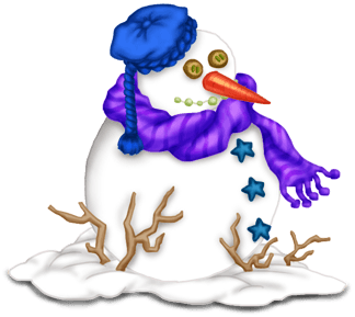 Muñeco de nieve navidad