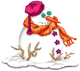 Muñeco de nieve navidad