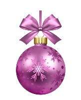 Bola de navidad púrpura