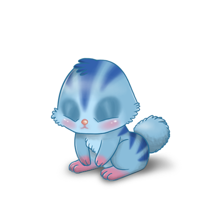 Adopta un Conejo Tigre azul