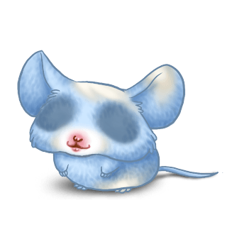 Adopta un Ratón Azul pastel